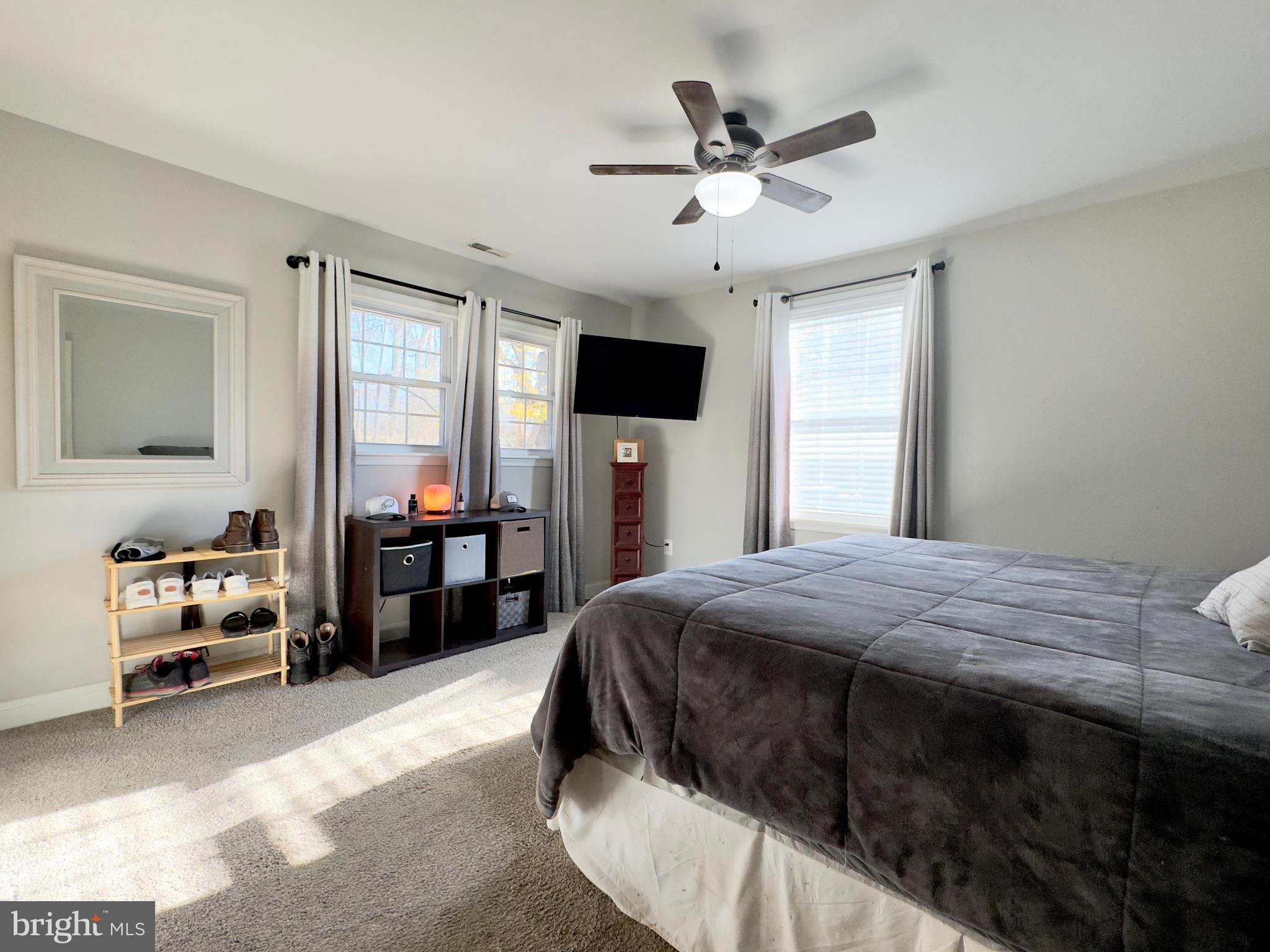 118 Timberlane Road Clarksboro, NJ 08020 - Photo 17 of 24 a bedroom with a bed and a television