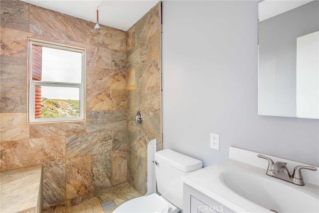 23255 Warren Road San Jacinto, CA 92582 - Photo 23 of 56 a bathroom with a sink a toilet and shower