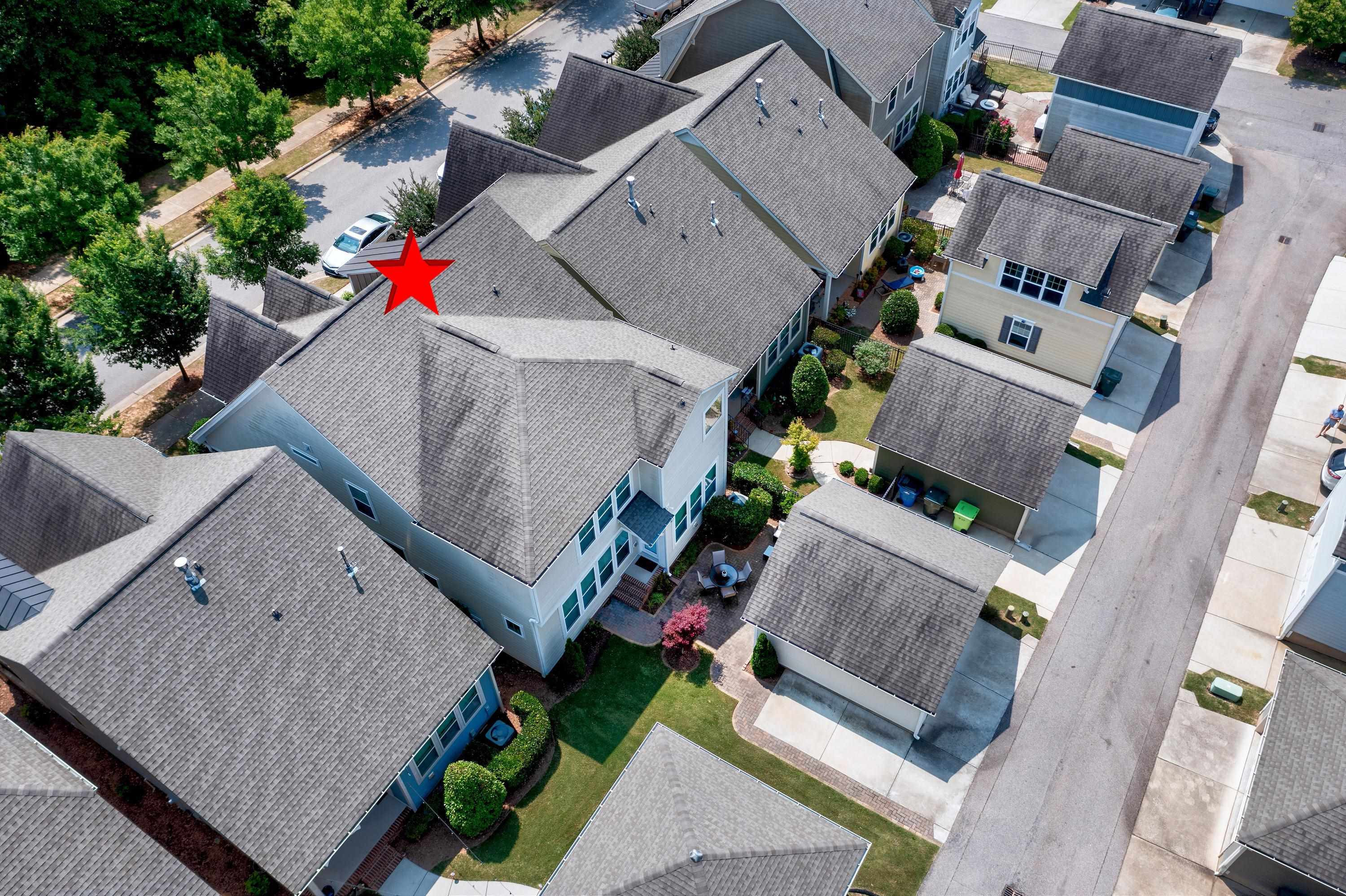 1529 Fullerton Place Raleigh, NC 27607 - Photo 42 of 53 an aerial view of multiple houses with yard