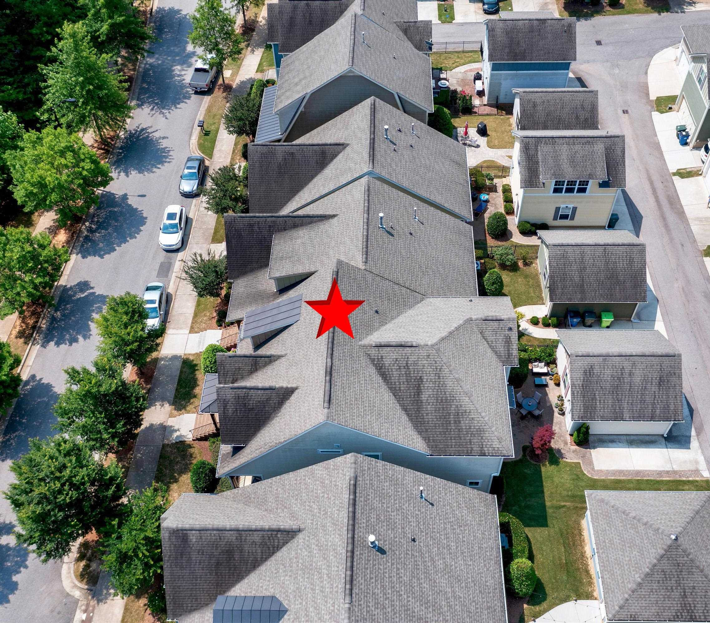 1529 Fullerton Place Raleigh, NC 27607 - Photo 43 of 53 an aerial view of residential houses with outdoor space