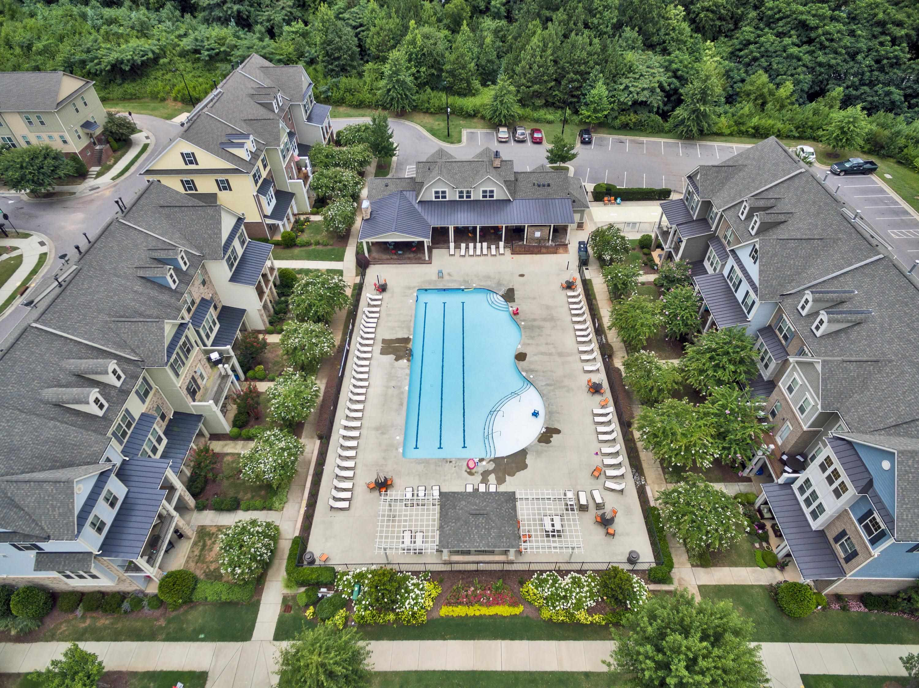 1529 Fullerton Place Raleigh, NC 27607 - Photo 46 of 53 an aerial view of a