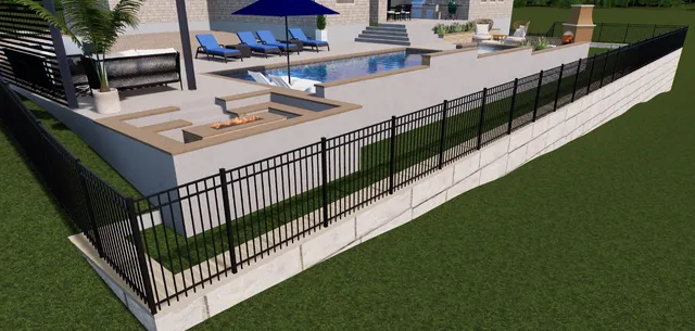 a view of balcony and wooden deck