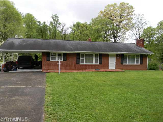 1614 Clingman Road Ronda, NC 28670 - Photo 1 of 12 Exterior Front. Solid, well kept 2 Bedroom/ 1 Bath brickk ranch in the Clingman Community.