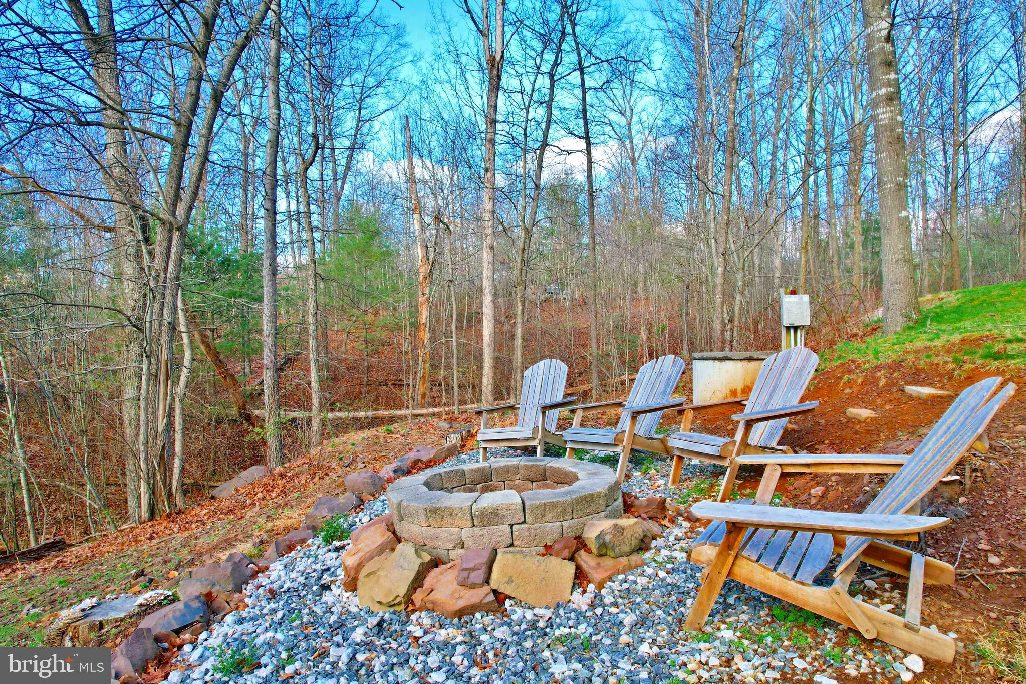 36 Pine Way Mount Jackson, VA 22842 - Photo 13 of 49 a view of a chairs and table in backyard