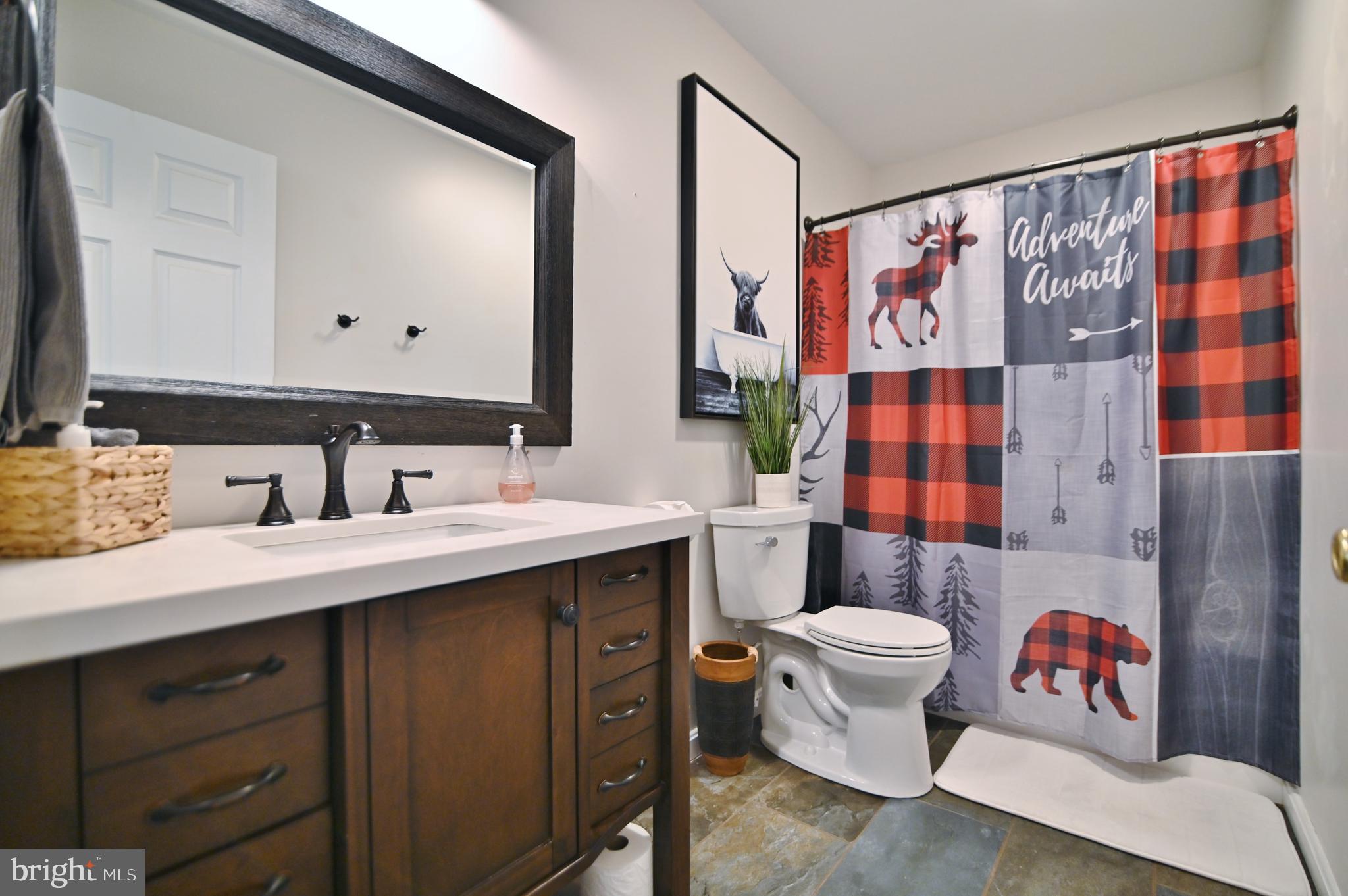 36 Pine Way Mount Jackson, VA 22842 - Photo 31 of 49 a bathroom with a toilet sink and mirror