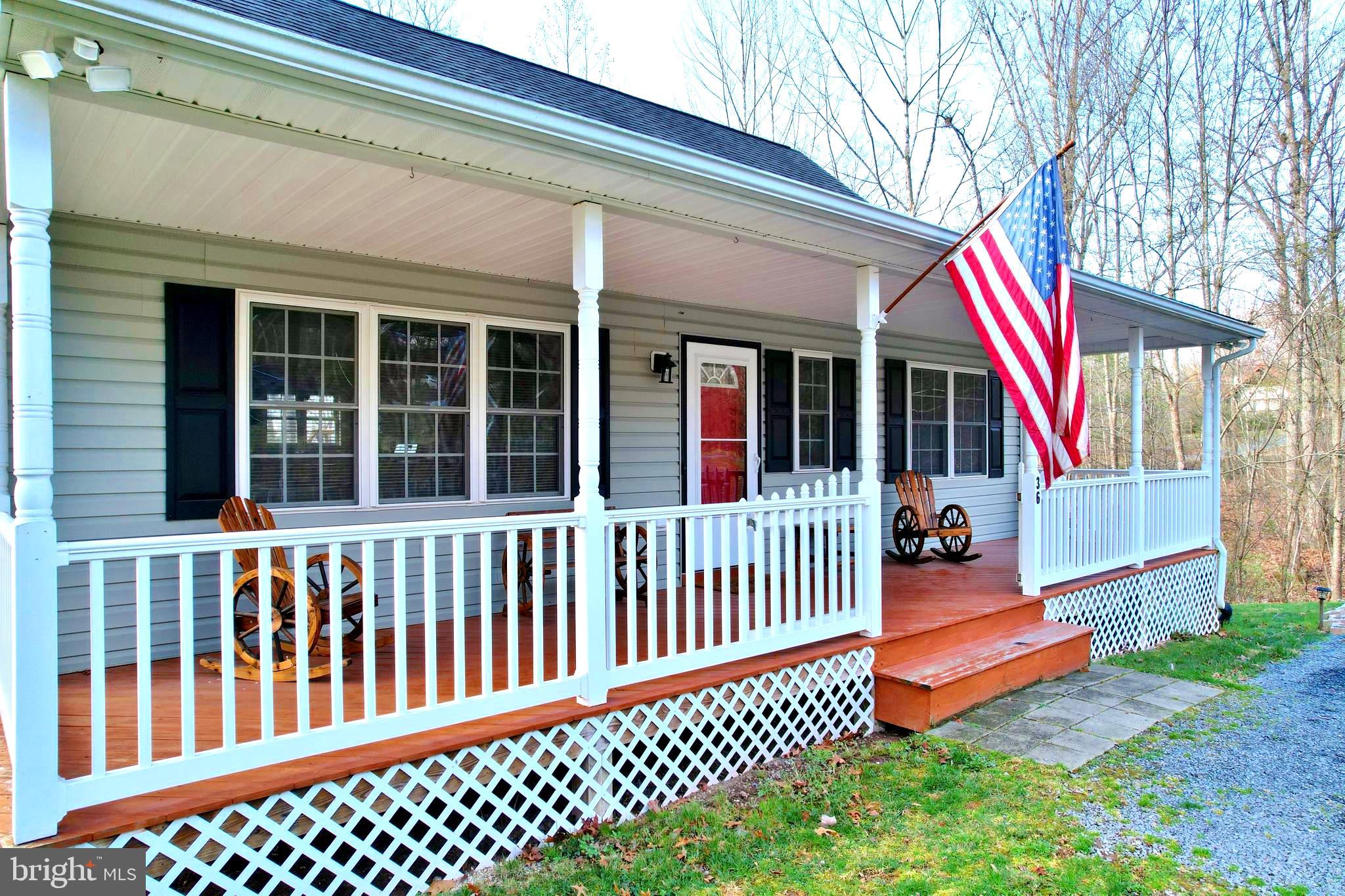 36 Pine Way Mount Jackson, VA 22842 - Photo 6 of 49 a view of a house with a wooden bench