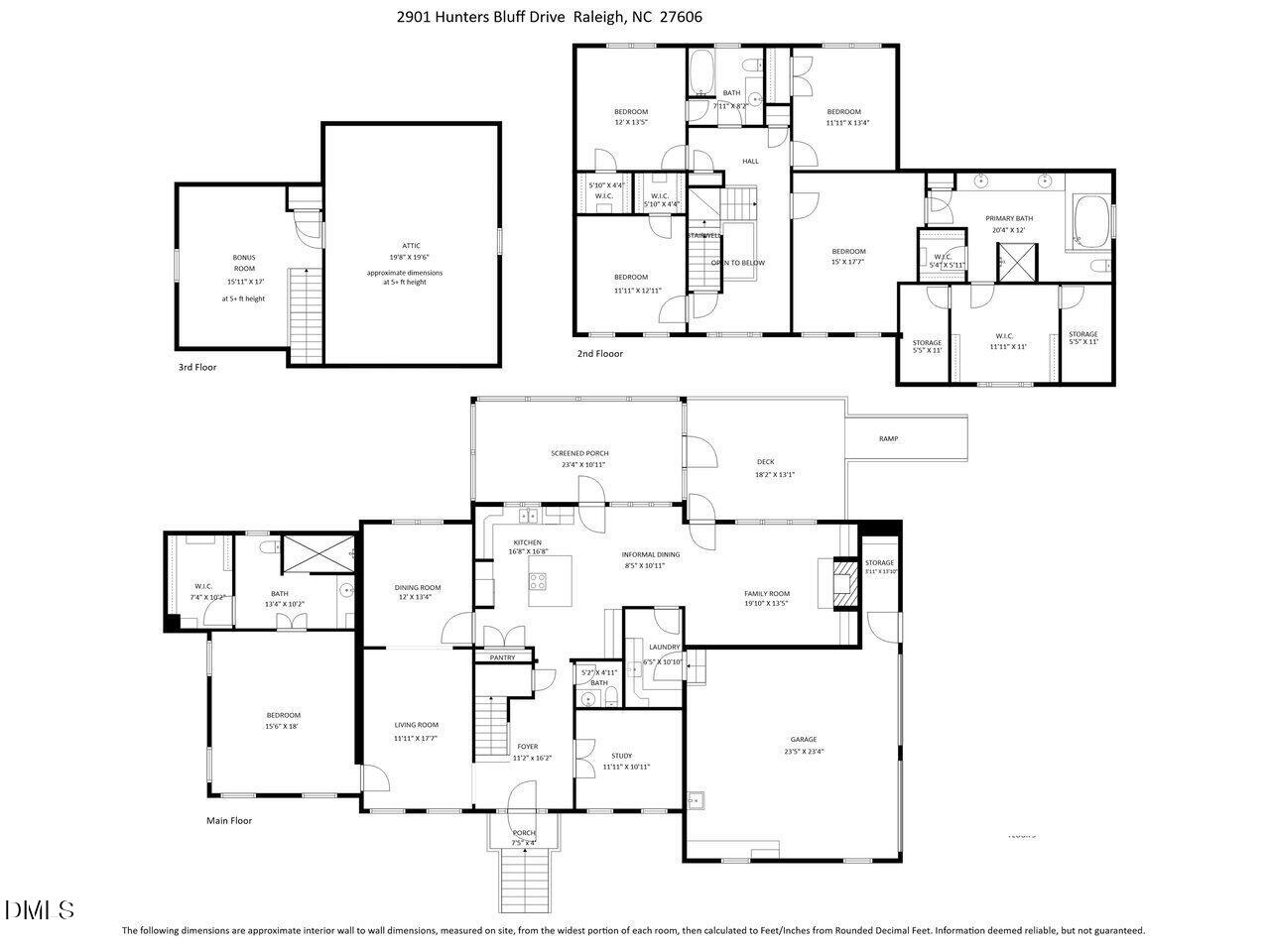 2901 Hunters Bluff Drive Raleigh, NC 27606 - Photo 39 of 39 Floorplan-2901HuntersBluff