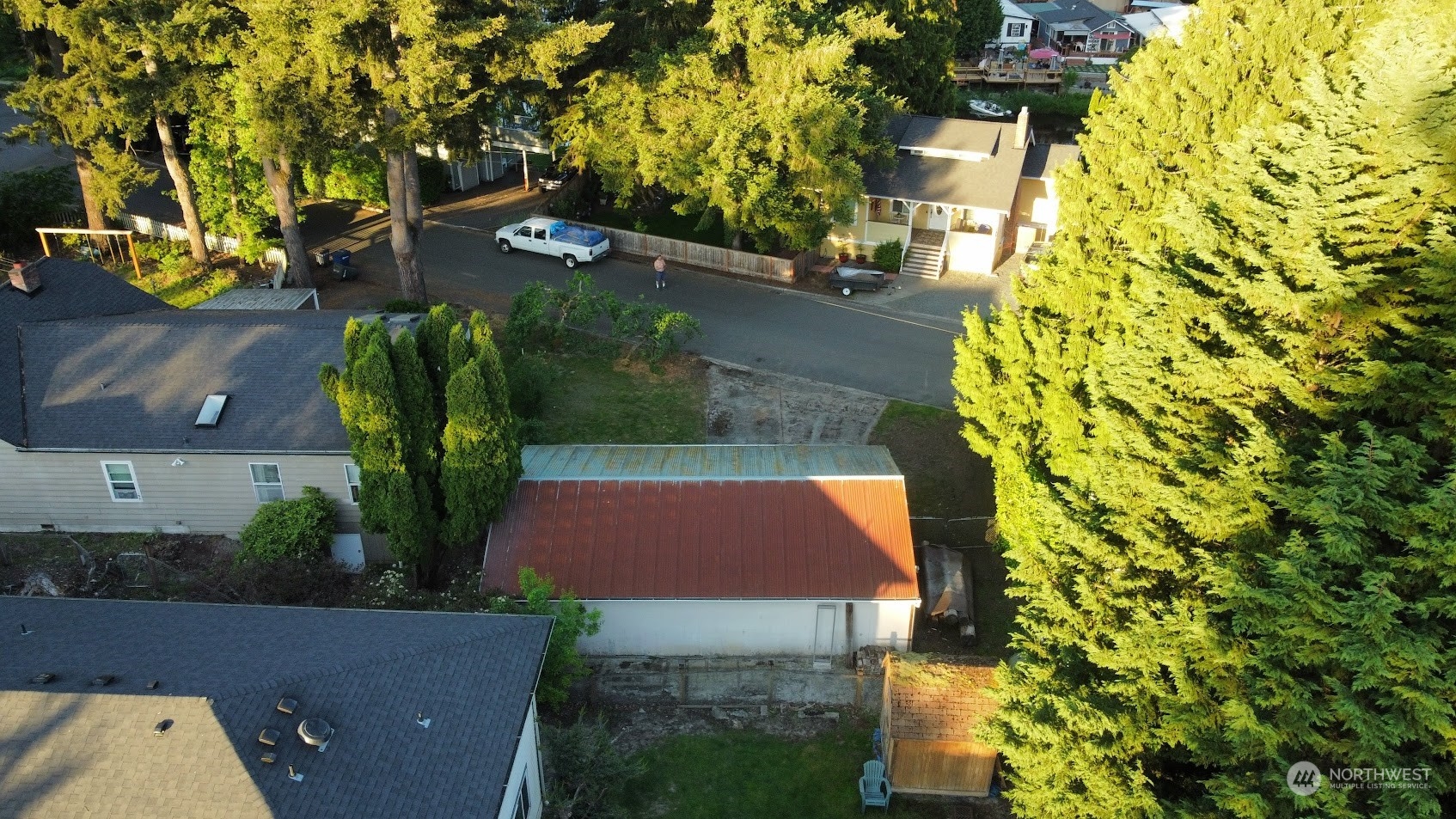 17511 113th Avenue Northeast Bothell, WA 98011 - Photo 9 of 14 an aerial view of a house with a yard
