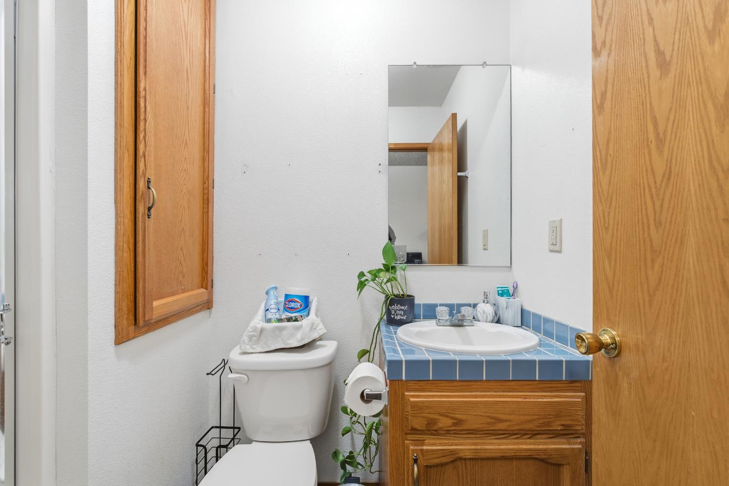 12126 Topper Road Madera, CA 93636 - Photo 16 of 40 a bathroom with a sink and a mirror