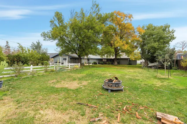a view of a house with a patio