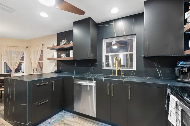 a view of outdoor space with seating area and barbeque oven