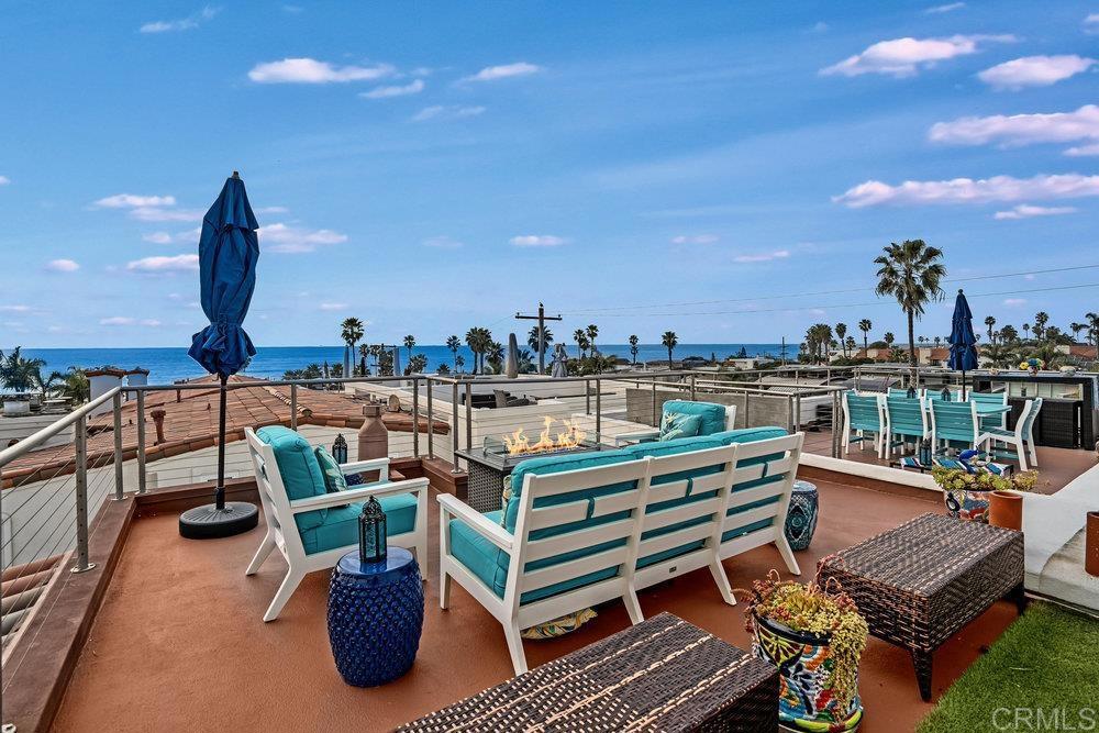 332 Gravilla Street La Jolla, CA 92037 - Photo 36 of 49 a view of a chairs and table in the terrace