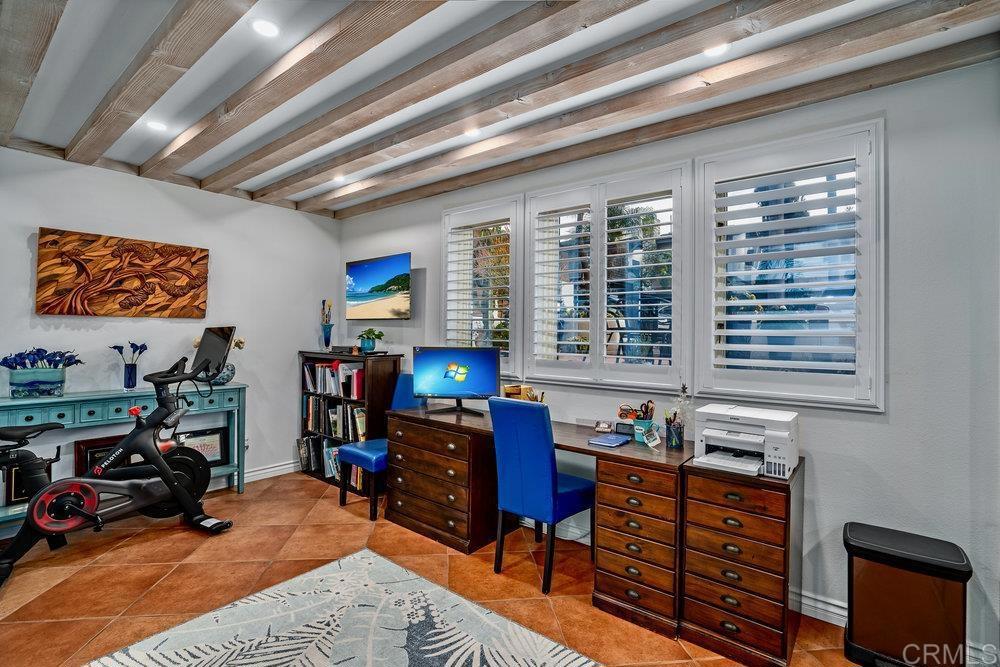332 Gravilla Street La Jolla, CA 92037 - Photo 40 of 49 a bedroom with furniture and a window