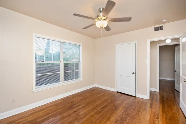 wooden floor in an empty room