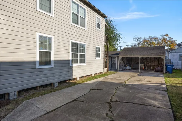 a view of front door