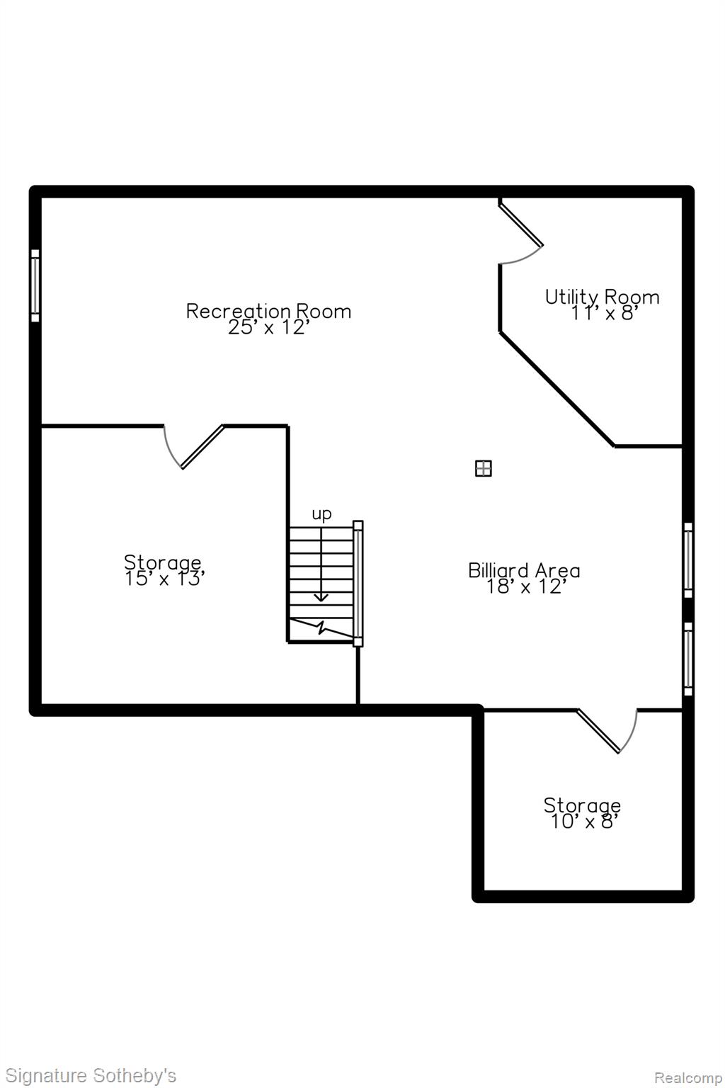 576 Ten Point Drive Rochester, MI 48309 - Photo 50 of 51 Basement Floor Plan