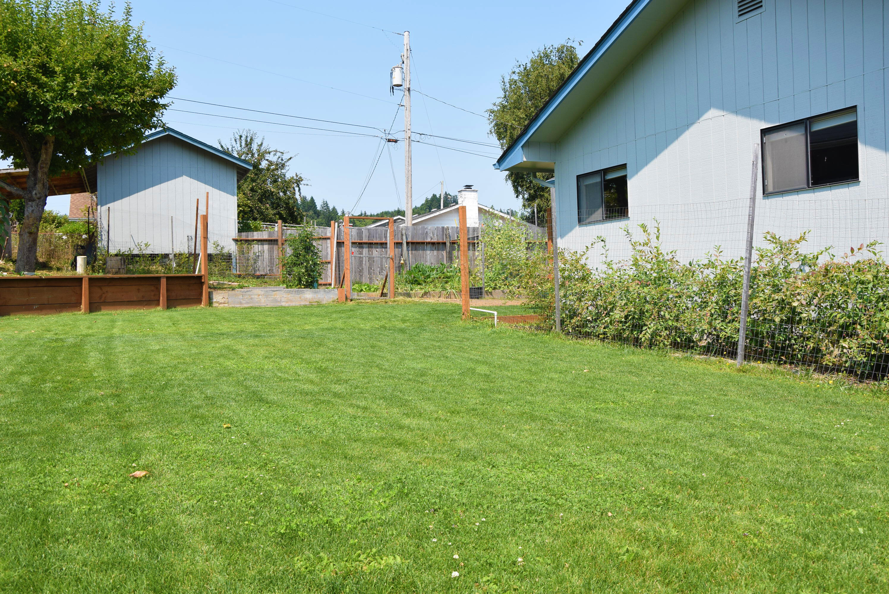 481 South 19th Street Reedsport, OR 97467 - Photo 25 of 28 25 - Back Yard with Garden Shed