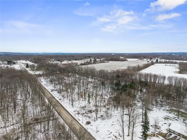 a view of a city with ocean view