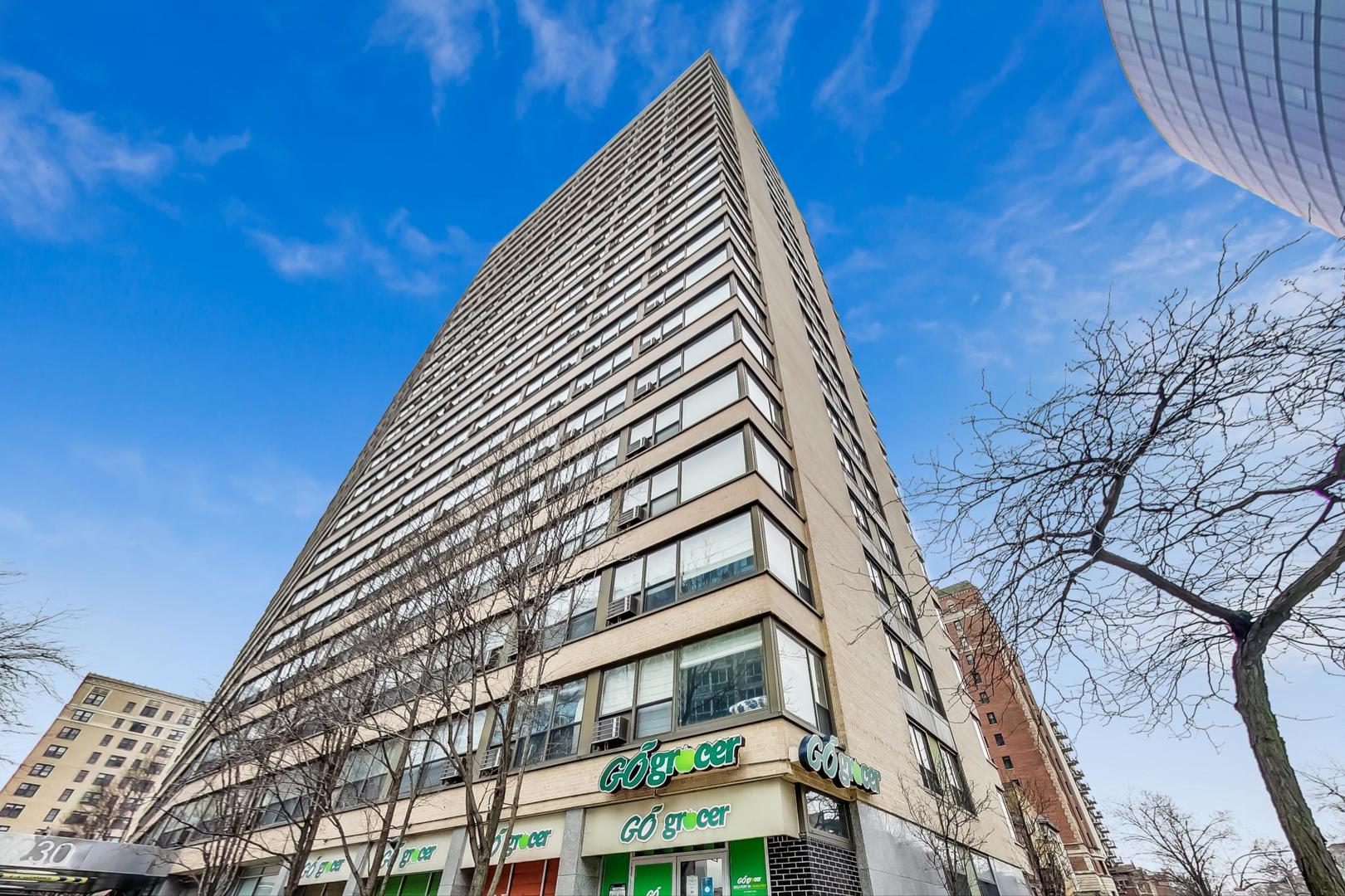 2930 North Sheridan Road, Unit 802 Chicago, IL 60657 - Photo 2 of 30 a front view of a building