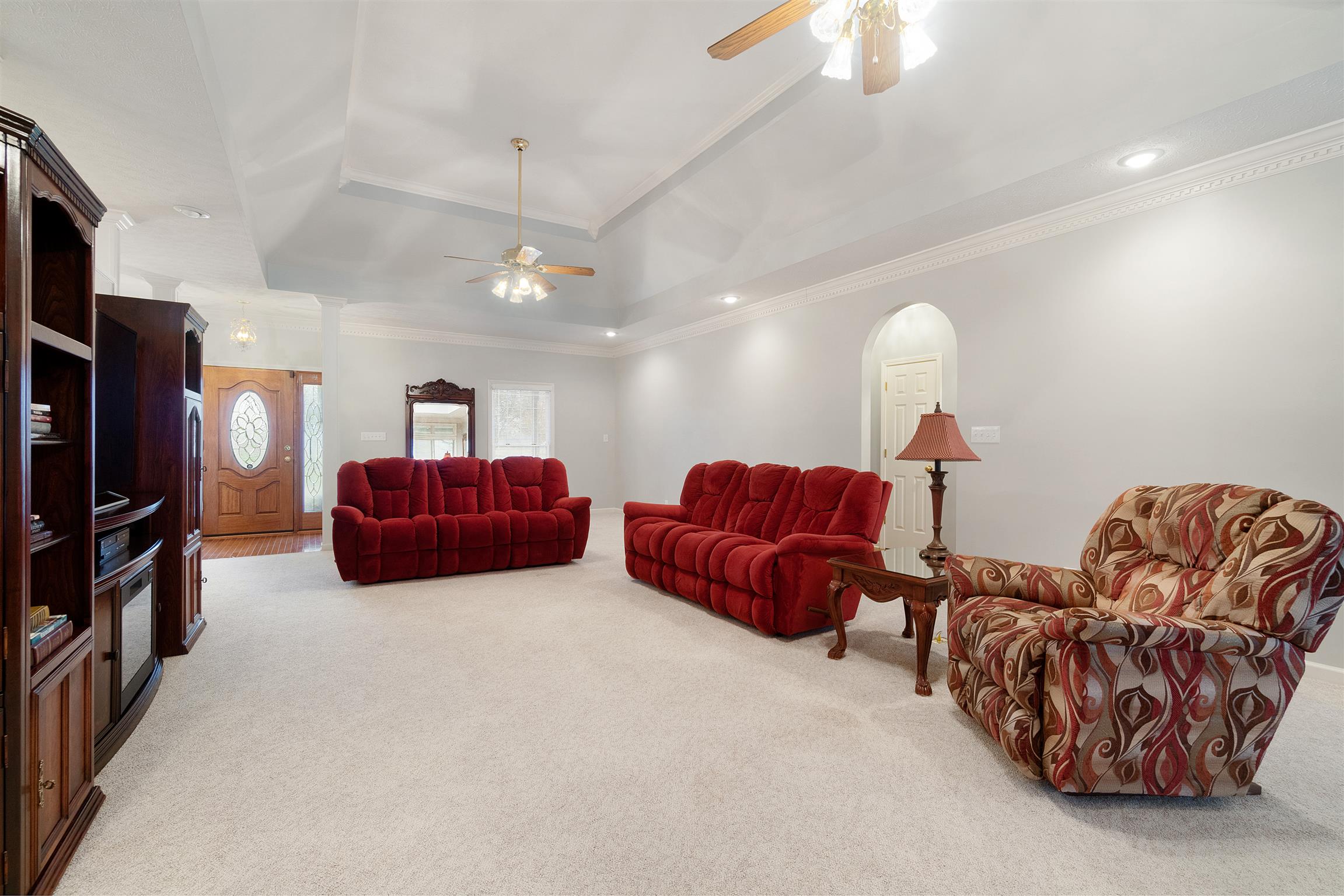 1712 Mosley Ferry Road Pleasant View, TN 37146 - Photo 10 of 30 Arched doorways and the trey ceiling add character and charm.