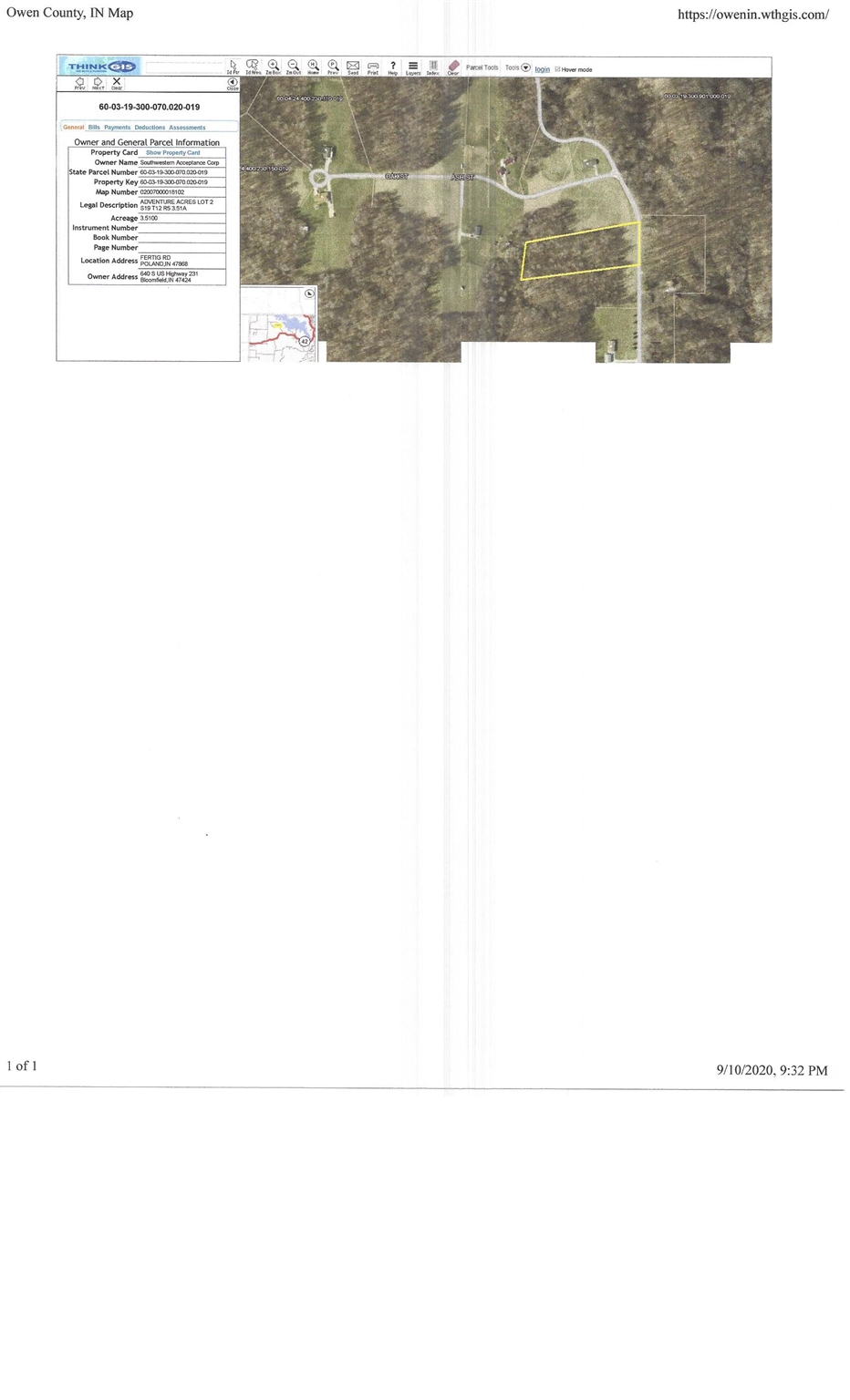 0 Fertig Road Poland, IN 47868 - Photo 1 of 1