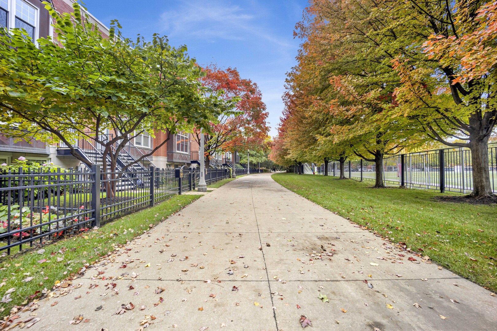 1524 South Sangamon Street, Unit 401 Chicago, IL 60608 - Photo 30 of 55 a view of a park with large trees