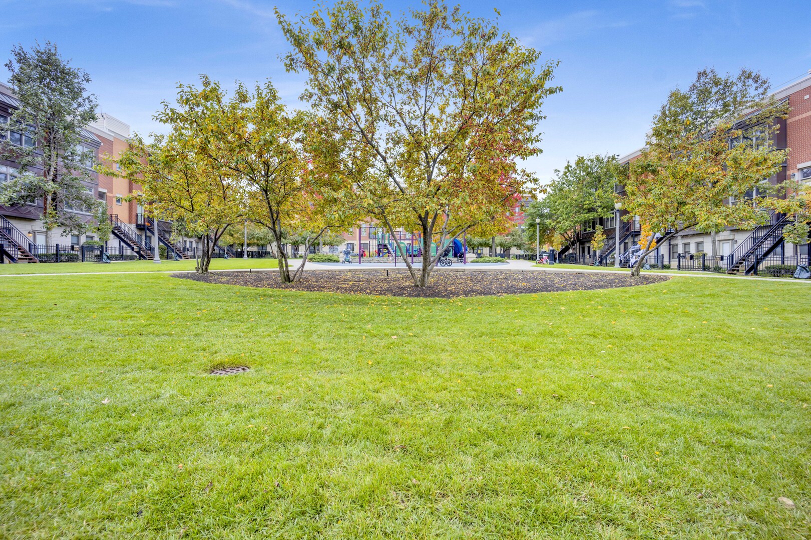 1524 South Sangamon Street, Unit 401 Chicago, IL 60608 - Photo 36 of 55 a view of a park with large trees