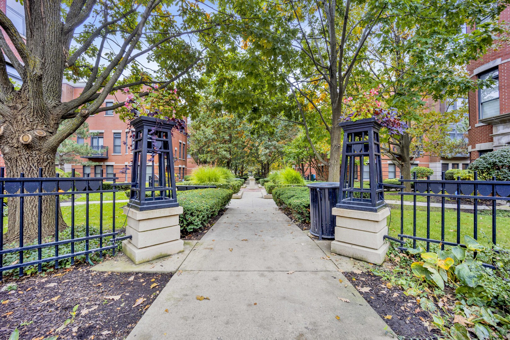 1524 South Sangamon Street, Unit 401 Chicago, IL 60608 - Photo 45 of 55 a view of a pathway with a house