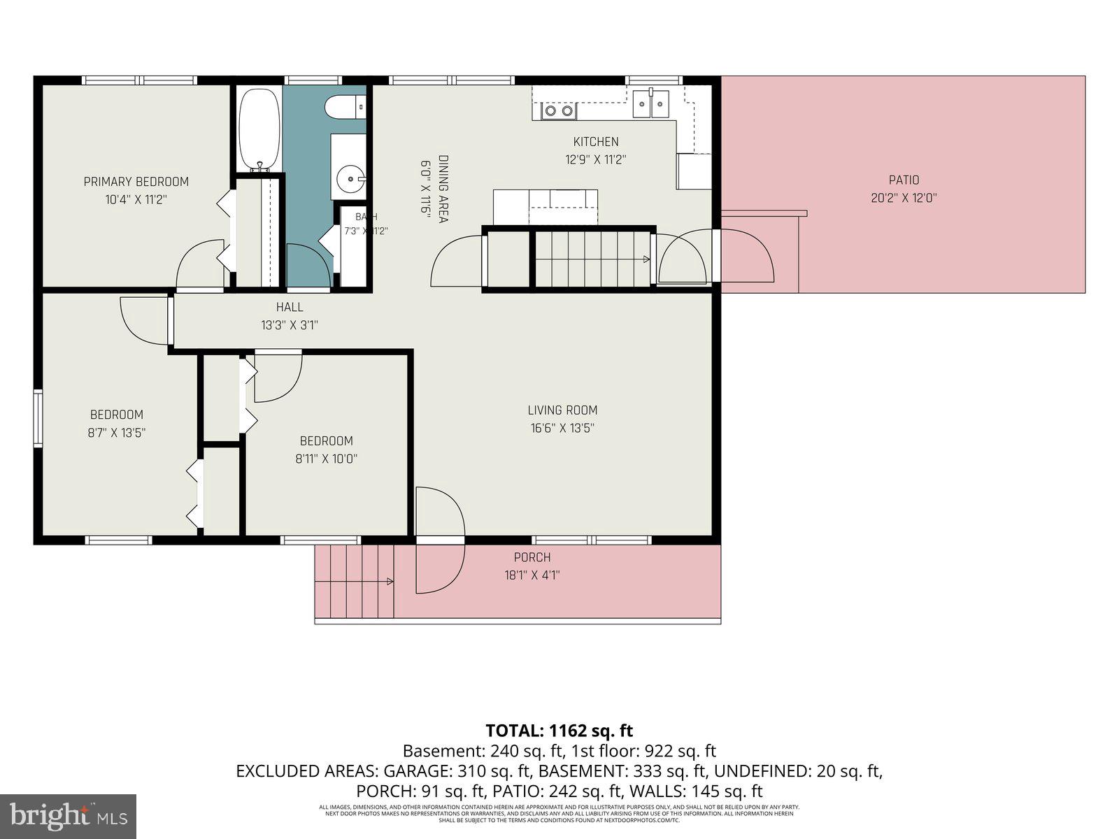 1241 Riverview Road Dauphin, PA 17018 - Photo 29 of 29 Main Floor With SQFT
