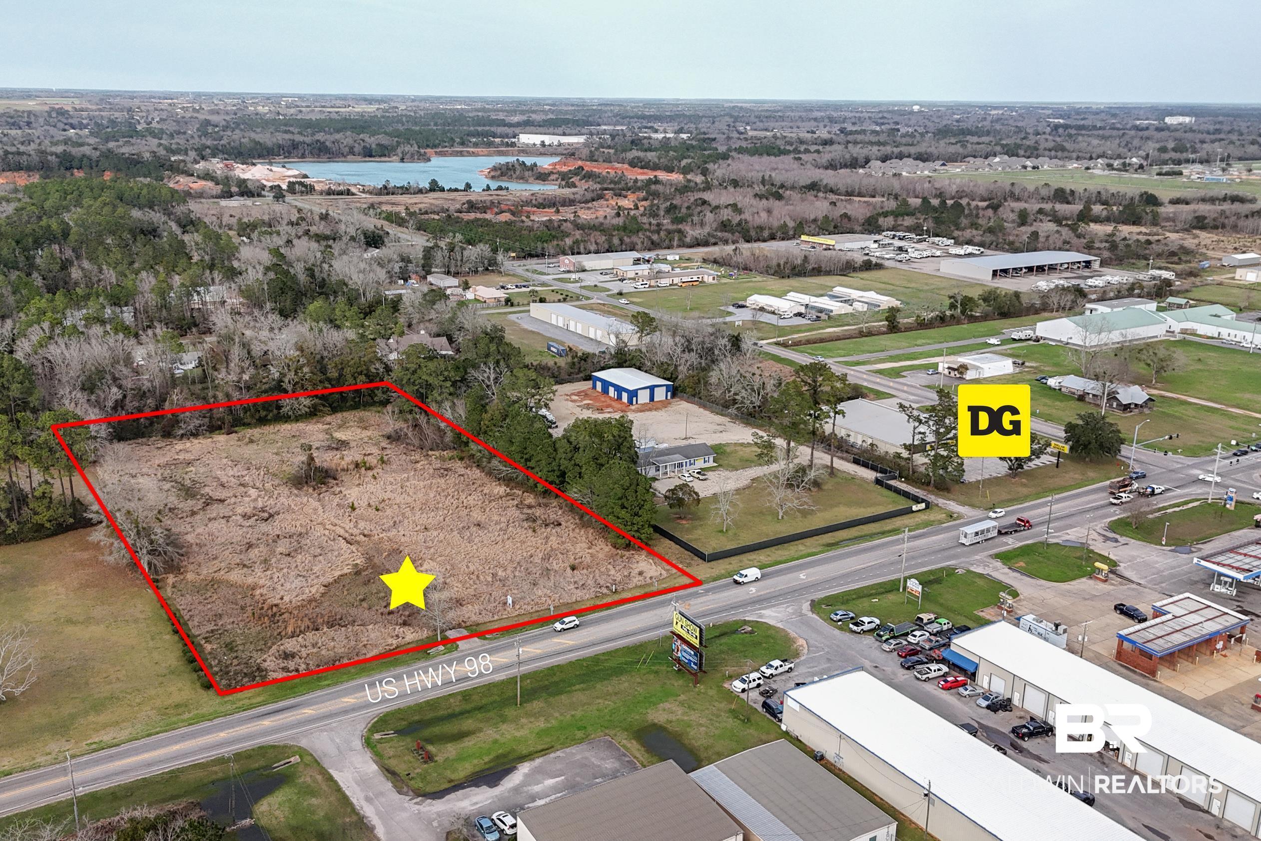 17859 Highway 98 Foley, AL 36535 - Photo 1 of 17 Aerial view featuring a water view