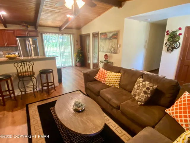 a front view of a building