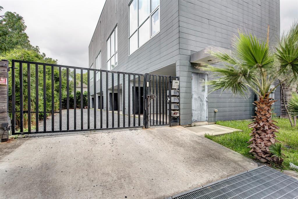 Drive through these electric gates to your new super contemporary home.