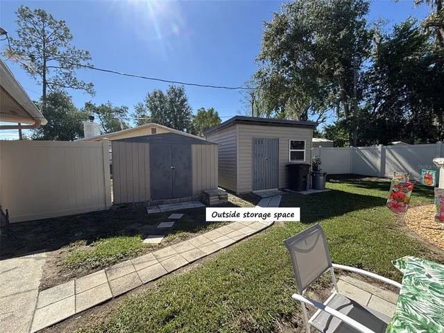 a view of building with door