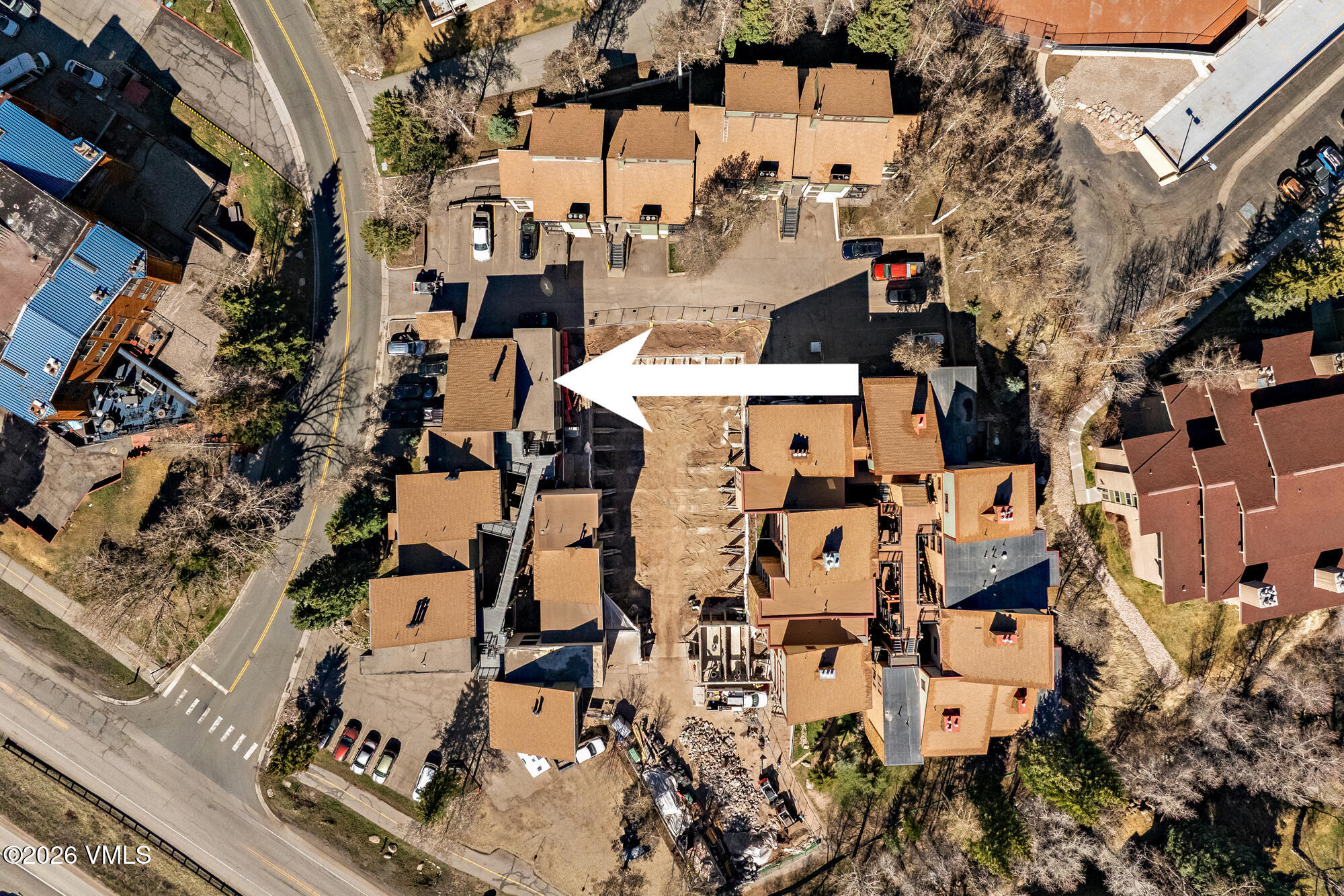 963 Lions Ridge Loop, Unit 502 Vail, CO 81657 - Photo 29 of 30 an aerial view of residential houses with outdoor space