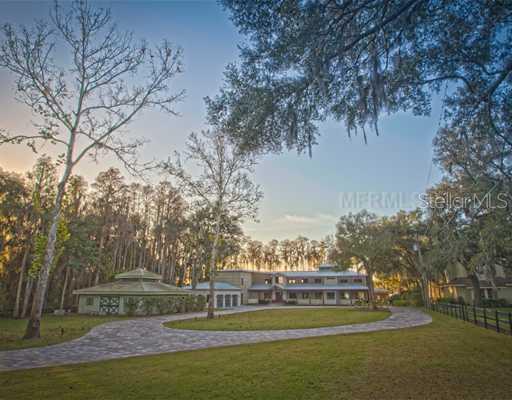 7402 North Mobley Road Odessa, FL 33556 - Photo 1 of 1 a view of a lake with houses