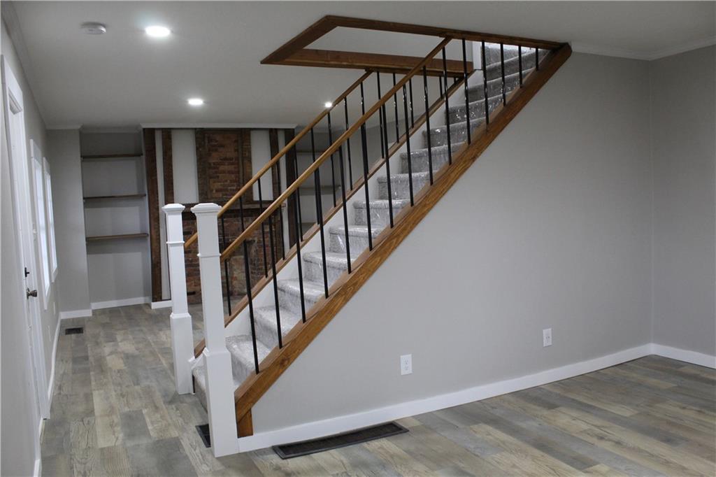73 Beham Ridge Road West Alexander, PA 15376 - Photo 2 of 20 a view of staircase with wooden floor and stairs