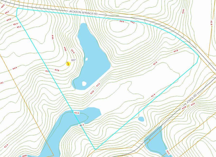 607 Jackson Springs Road Jackson Springs, NC 27281 - Photo 39 of 60 Topo Map