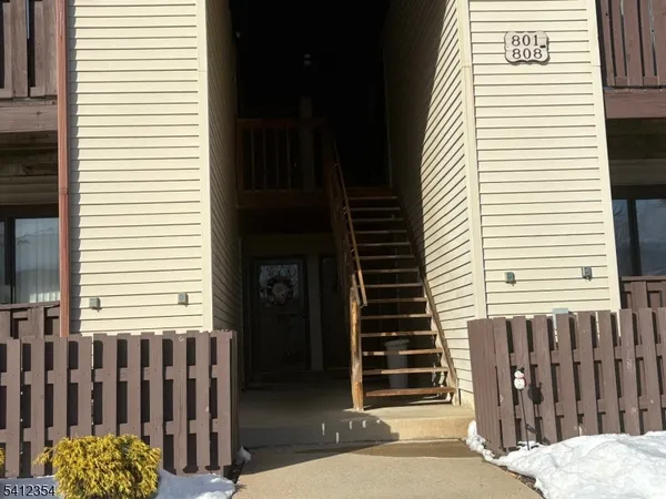 a view of a house with a door