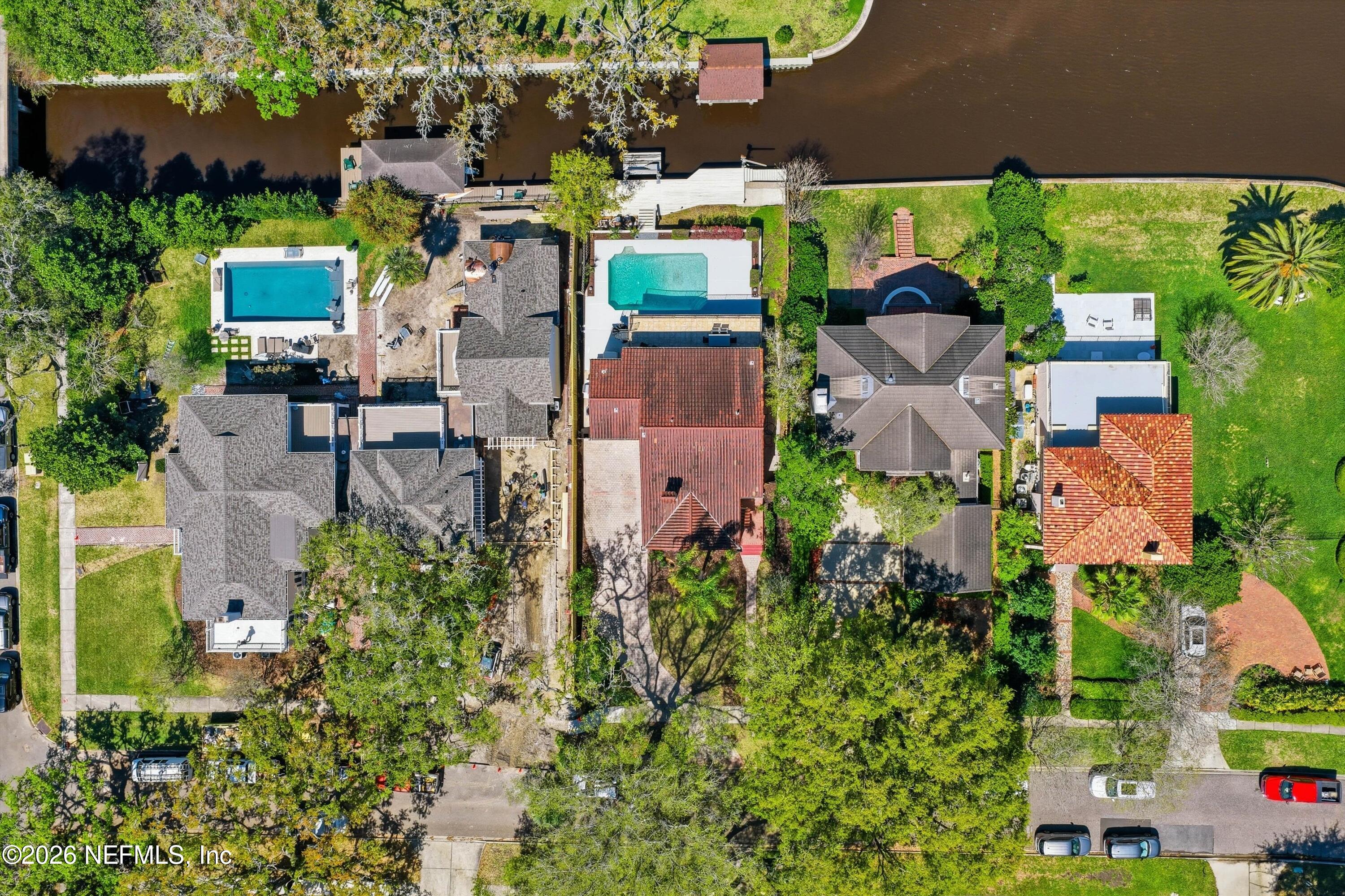 833 Sorrento Road Jacksonville, FL 32207 - Photo 59 of 68 an aerial view of house with yard swimming pool and outdoor seating