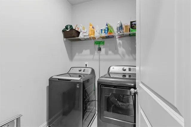 a close view of water heater and stove