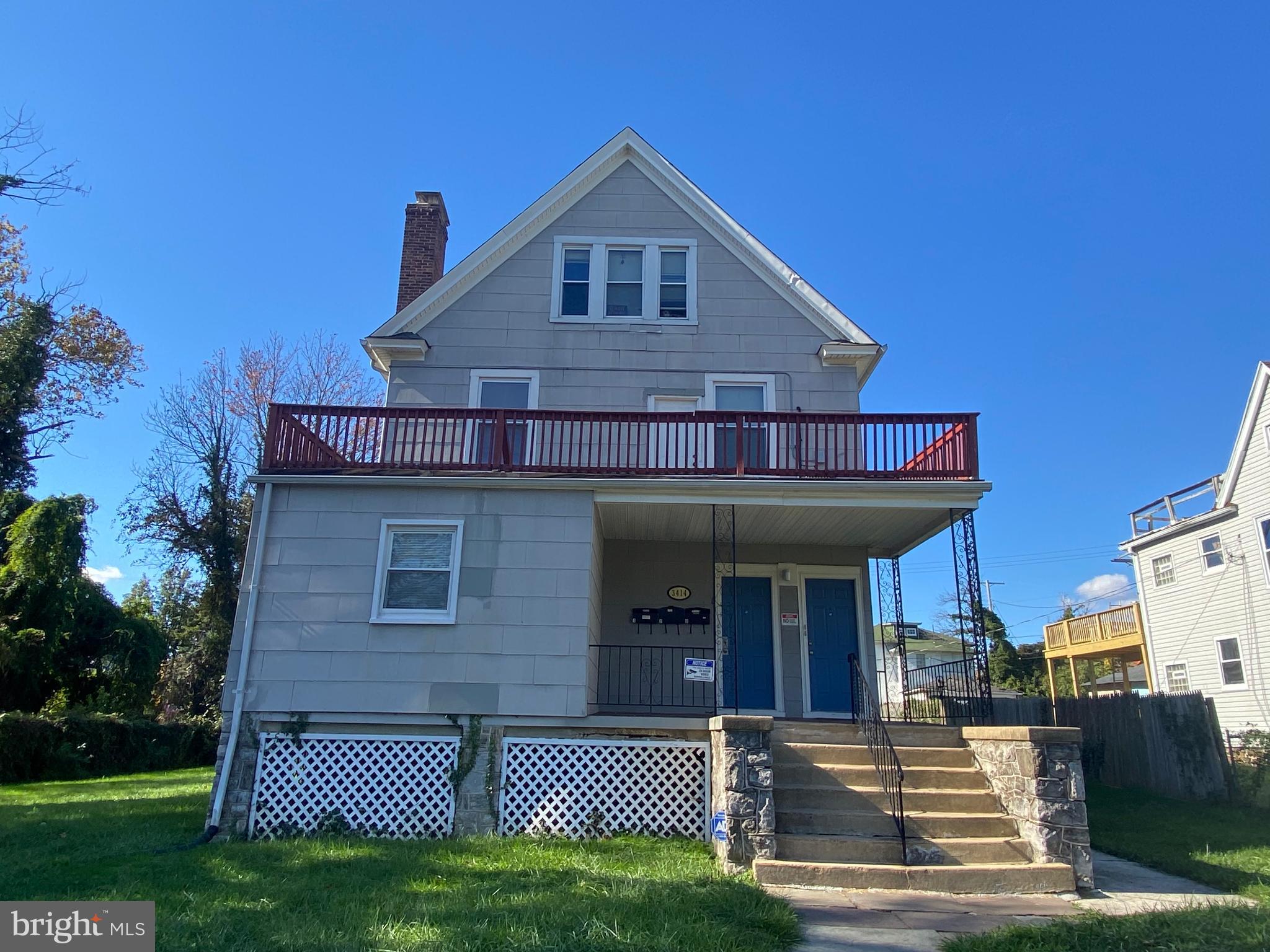 3414 Garrison Boulevard Baltimore, MD 21215 - Photo 60 of 60 Multifamily home with inviting balcony views.