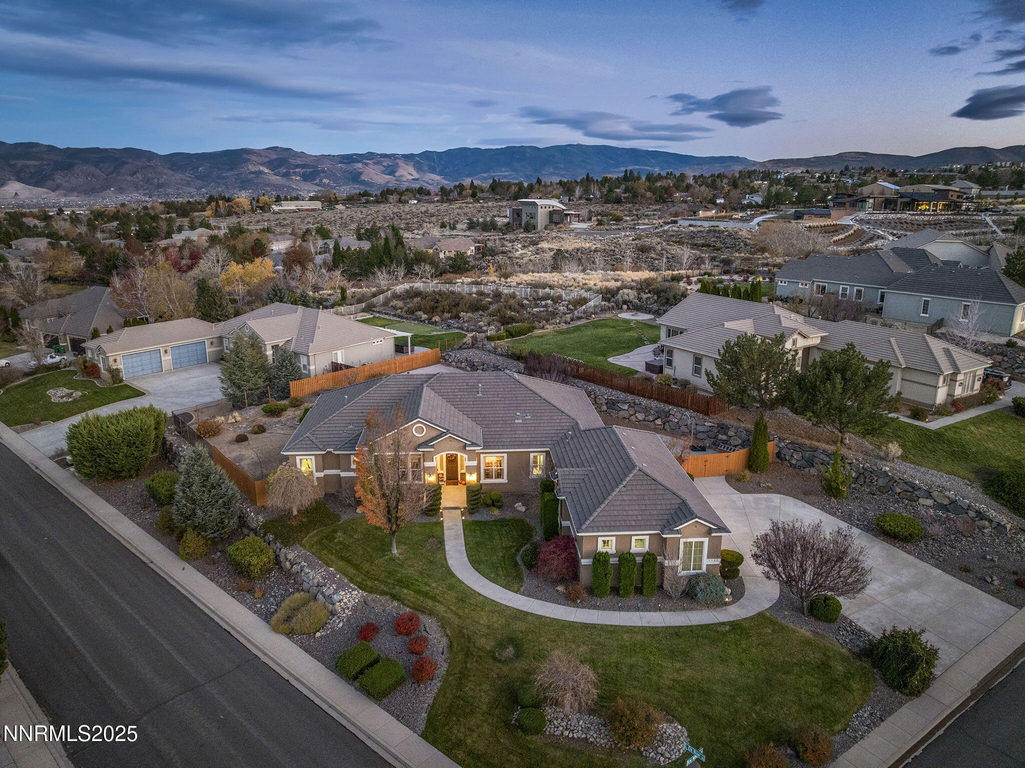 5502 New Mexico Court Reno, NV 89511 - Photo 45 of 55 an aerial view of residential houses with outdoor space