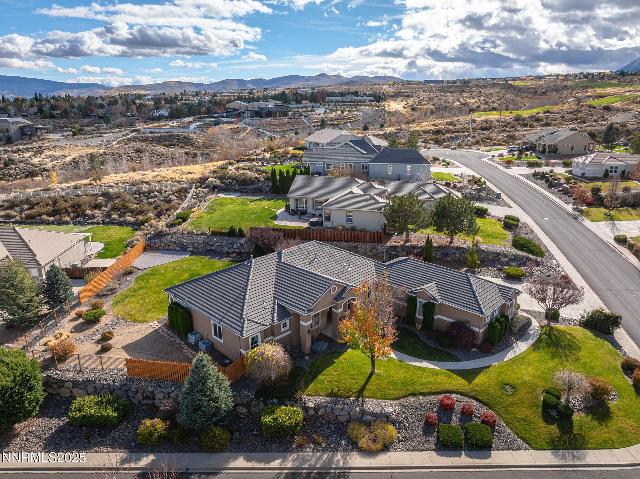 5502 New Mexico Court Reno, NV 89511 - Photo 52 of 55 an aerial view of residential houses with outdoor space