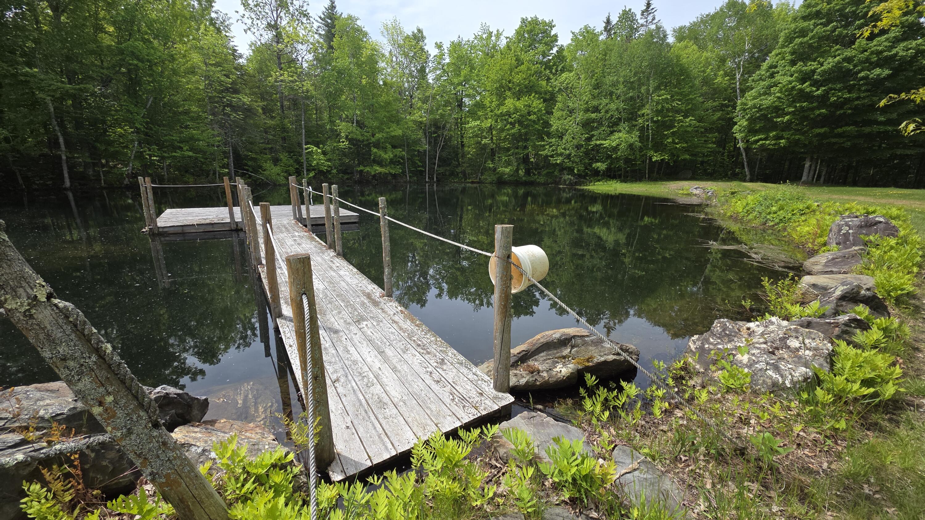 Lot 17 East Thorndike Road Thorndike, ME 04986 - Photo 24 of 31 Dock and Pond