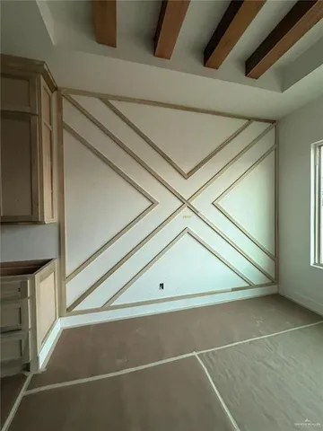 a view of a room with door