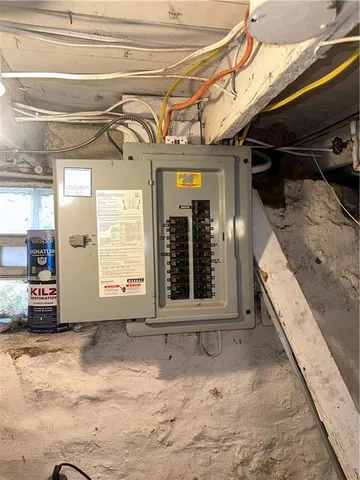 a view of a car garage door