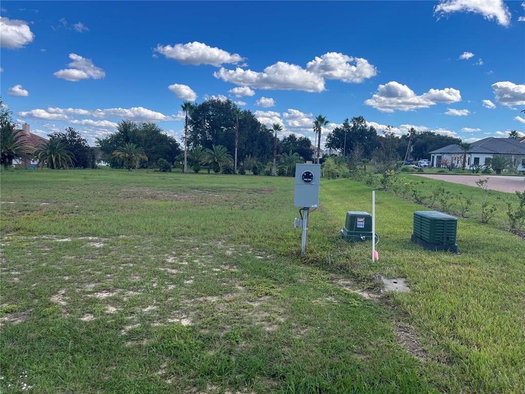 7434 Jasmine Street Groveland, FL 34736 - Photo 13 of 15 a view of a garden with large trees
