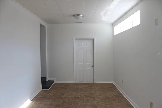 a view of an empty room