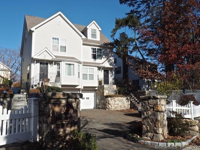 30 Rock Spring Road, Unit C2 Stamford, CT 06906 - Photo 1 of 1 C-2 IS AT FAR RIGHT OF PHOTO. CORNER UNIT. PARK IN FRONT OF YOUR GARAGE OR AT BOTTOM OF STAIRWELL AT FAR RIGHT.