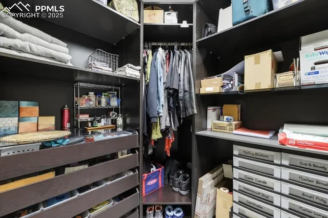 a view of storage and utility room